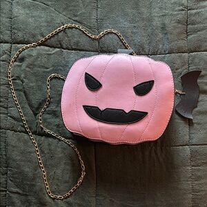 SHEIN Pink and Black Crossbody Bag